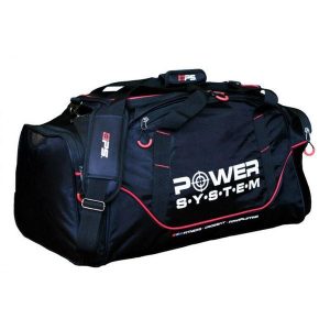 Torba treningowa POWER SYSTEM Magna Bag. Czarne torby podróżne i sportowe POWER SYSTEM, bez wzorów, z materiału, na ramię. Za 179,00 zł.
