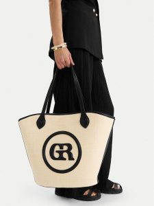 GINO ROSSI Torebka TYLO-V Biały. Białe torebki klasyczne Gino Rossi, bez wzorów, z poliesteru, bez dodatków. Za 179,99 zł.