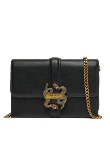 Just Cavalli Torebka 79RA5PA6 Czarny. Czarne listonoszki Just Cavalli, bez wzorów, ze skóry, bez dodatków. Za 469,99 zł.