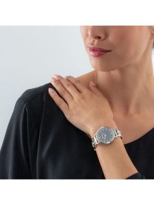 COEUR DE LION Zegarek kwarcowy w kolorze srebrno-czarnym rozmiar: onesize. Szare, analogowe zegarki COEUR DE LION. Za 630,99 zł.