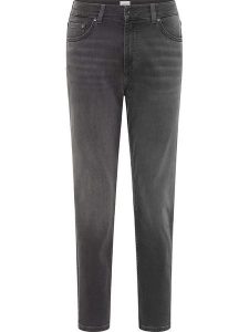 Mustang Dżinsy - Mom fit - w kolorze antracytowym rozmiar: W27/L34. Czarne jeansy Mustang, z aplikacjami, z podwyższonym stanem. Za 118,84 zł.