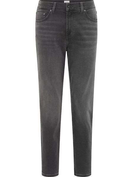 Mustang Dżinsy - Mom fit - w kolorze antracytowym rozmiar: W26/L34. Czarne jeansy Mustang, z aplikacjami, z podwyższonym stanem. Za 78,47 zł.