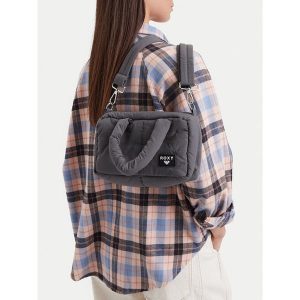 Torebka Roxy. Szare torebki klasyczne Roxy, bez wzorów, bez dodatków. Za 59,99 zł.