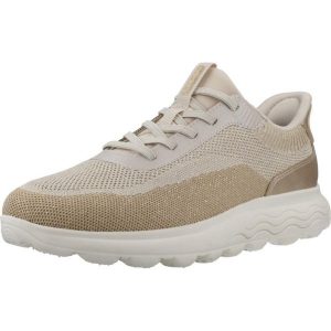 Buty GEOX D SPHERICA PLUS Złoty. Żółte buty trekkingowe Geox, z syntetyku, bez zapięcia. Za 460,99 zł.