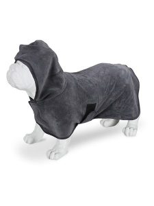 Regatta Szlafrok "Dog Drying" w kolorze szarym dla psa rozmiar: 50 cm. Szare szlafroki Regatta, bez wzorów, z materiału, bez kaptura. Za 100,99 zł.