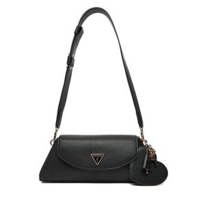 Torebka Guess. Czarne torebki klasyczne Guess, z aplikacjami, bez dodatków. Za 409,99 zł.