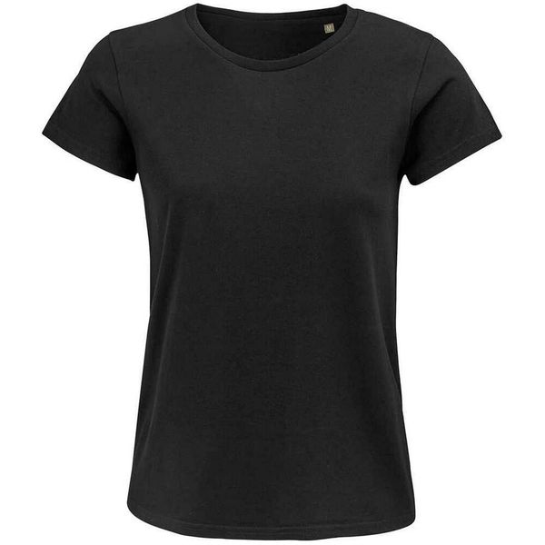 Koszulka Damska/pań Crusader. Brązowe bluzki SOL'S, m, bez wzorów, sportowe, bez kołnierzyka, bez ramiączek. Za 39,99 zł.