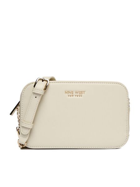Nine West Torebka CEO-Myra-KY256 Écru. Białe listonoszki Nine West, bez wzorów, z materiału, bez dodatków. Za 169,99 zł.