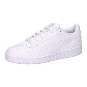 Buty PUMA Reb-L Jr puma. Białe buty sportowe Puma, bez wzorów, bez zapięcia. Za 169,99 zł.