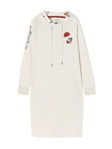TATUUM Sukienka "Aspen" w kolorze jasnoszarym rozmiar: S. Szare sukienki Tatuum, s, z aplikacjami, bez kołnierzyka, bez ramiączek, midi. Za 224,52 zł.