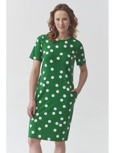 TATUUM Sukienka "Koa" w kolorze zielonym rozmiar: M. Zielone sukienki Tatuum, na co dzień, m, bez wzorów, bez kołnierzyka, bez ramiączek, midi, proste. Za 176,91 zł.