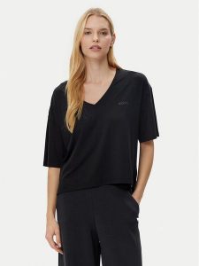 BOSS T-Shirt CP Stripe 50535723 Czarny Relaxed Fit. Czarne t-shirty Boss, m, bez wzorów, z lyocellu, bez kołnierzyka, bez ramiączek. Za 159,99 zł.