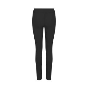 Legginsy sportowe dla kobiet Just Cool. Czarne legginsy JUST COOL, bez wzorów, z materiału. Za 98,95 zł.