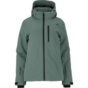 Kurtka narciarska damska Whistler Jada W-PRO 15000. Zielone kurtki WHISTLER, na zimę, bez wzorów, bez kaptura, narciarskie. Za 589,99 zł.