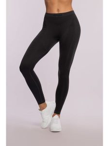 Spaio Legginsy termiczne "Play" w kolorze czarnym rozmiar: XL. Czarne legginsy Spaio, xl, bez wzorów, z materiału, outdoorowe. Za 130,99 zł.