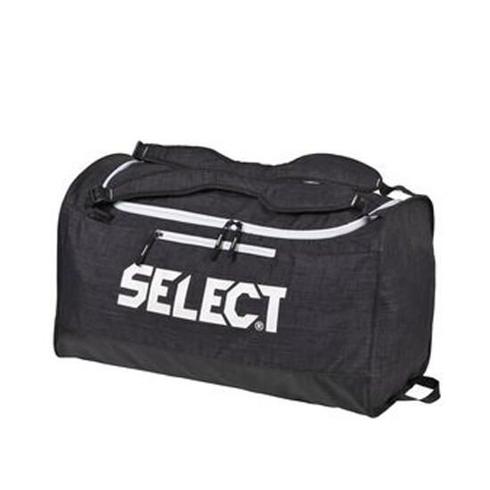 Torba piłkarska podróżna Select LAZIO czarna 65 L. Czarne torby podróżne i sportowe SELECT SPORT, bez wzorów, z poliesteru, małe. Za 61,99 zł.