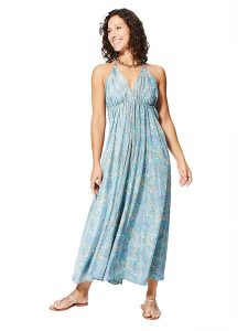 Aller Simplement Sukienka w kolorze turkusowym rozmiar: 34-40. Niebieskie sukienki Aller Simplement, bez wzorów, bez kołnierzyka, bez ramiączek, maxi. Za 65,99 zł.