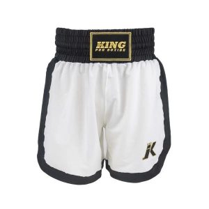 Szorty bokserskie King Pro Boxing Apex pro 2. Białe szorty KING PRO BOXING, bez wzorów, sportowe. Za 347,00 zł.