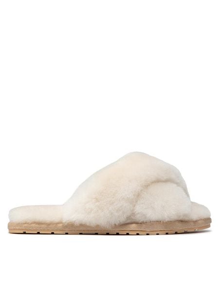 EMU Australia Kapcie Mayberry W11573 Beżowy. Brązowe kapcie EMU Australia, bez wzorów. Za 219,99 zł.