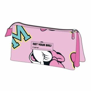 Torba szkolna Minnie Mouse. Czerwone torby podróżne i sportowe MINI MOUSE, bez wzorów. Za 63,30 zł.