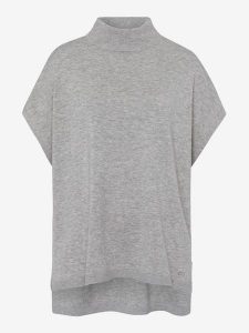 BRAX Sweter "Thea" w kolorze szarym rozmiar: 40. Szare swetry oversize Brax, bez wzorów, z wełny, bez ramiączek. Za 149,73 zł.