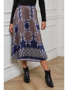 L'armoire de Suzette Spódnica w kolorze granatowym rozmiar: 38/40. Niebieskie spódnice L'armoire de Suzette, na co dzień, l, bez wzorów, klasyczne, midi. Za 78,99 zł.