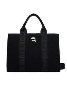 KARL LAGERFELD Torebka B2W50103 Czarny. Czarne torebki klasyczne KARL LAGERFELD, bez wzorów, z materiału, bez dodatków. Za 549,99 zł.