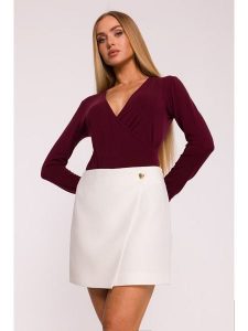 Made of emotion Spódnica w kolorze białym rozmiar: XL. Białe spódnice Made Of Emotion, xl, bez wzorów, mini. Za 189,99 zł.