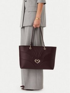 Eva Minge Torebka EO-LDA9293 Bordowy. Czerwone shopper bag Eva Minge, bez wzorów, ze skóry, bez dodatków. Za 299,99 zł.