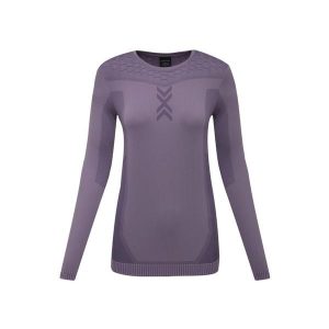 Koszulka z długim rękawem damska X-Bionic X-Ential Shirt Lavender. Fioletowe koszule nocne XBIONIC, bez wzorów, bez ramiączek. W wyprzedaży za 230,00 zł.