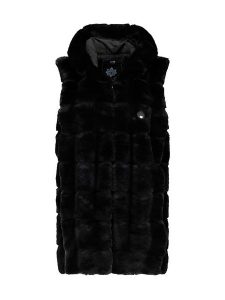 Geographical Norway Kamizelka polarowa "Uphemere" w kolorze czarnym rozmiar: L. Czarne kamizelki Geographical Norway, l, bez wzorów, z polaru, bez kołnierzyka, bez ramiączek, bez kaptura. Za 157,73 zł.