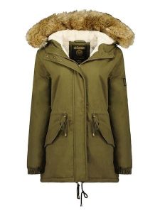 Canadian Peak Parka "Ampuri" w kolorze khaki rozmiar: XL. Brązowe płaszcze Canadian Peak, xl, bez wzorów, bez kaptura. Za 264,15 zł.