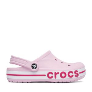 Klapki Crocs. Czerwone klapki Crocs, bez wzorów, bez obcasa. Za 229,99 zł.