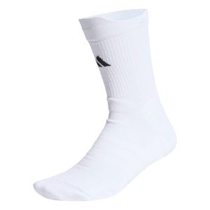 Skarpety Tennis Crew Socks Cushioned, 1 Para W Opakowaniu. Białe skarpetki ADIDAS, bez wzorów. Za 79,95 zł.