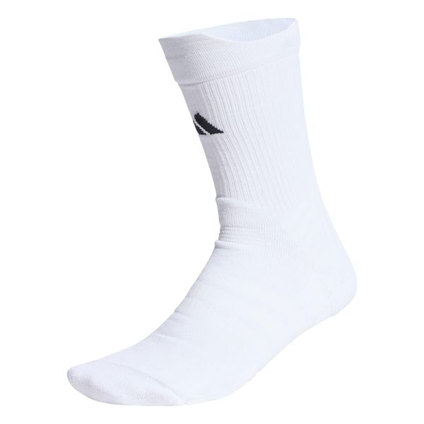Skarpety Tennis Crew Socks Cushioned, 1 Para W Opakowaniu. Białe skarpetki ADIDAS, bez wzorów. Za 79,95 zł.