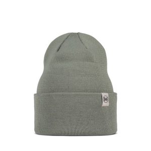 Czapka BUFF KNITTED BEANIE LILON. Zielone czapki Buff, bez wzorów, z materiału, eleganckie. Za 94,99 zł.