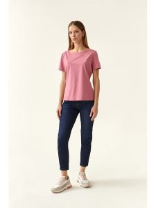 TATUUM Dżinsy - Tapered fit - w kolorze granatowym rozmiar: 38. Niebieskie jeansy Tatuum, z aplikacjami, ze skóry. Za 160,58 zł.