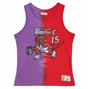 Koszulka Mitchell & Ness NBA Toronto Raptors Vince Carter Tie Dye Cotton Tank. Czerwone bluzki Puma, bez wzorów, sportowe, bez kołnierzyka, bez ramiączek. Za 249,00 zł.