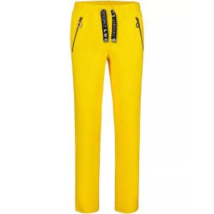 Spodnie dresowe Luhta Jantoniemi - żółte. Żółte spodnie sportowe Luhta, na zimę, xs, bez wzorów, z dresówki, narciarskie. Za 369,00 zł.