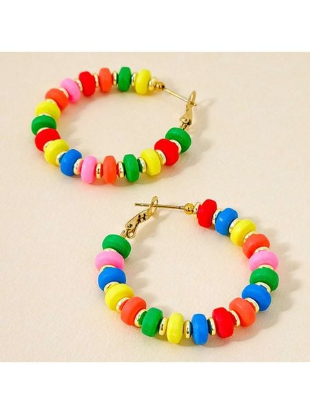 LA CHIQUITA Pozłacane kolczyki-kreole "Chicos Steel" rozmiar: onesize. Żółte kolczyki LA CHIQUITA, pozłacane. Za 95,69 zł.