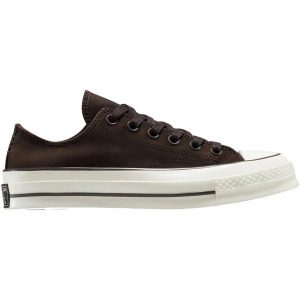Buty sportowe Converse Chuck 70 Suede. Brązowe trampki Converse, bez wzorów, z zamszu, bez zapięcia. Za 400,50 zł.