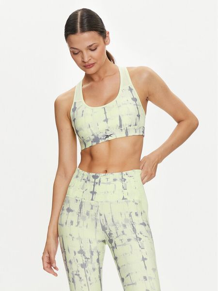 Reebok Biustonosz sportowy Lux Perform Racer Bra-ADP 100037396 Zielony. Zielone biustonosze sportowe Reebok, bez wzorów, z syntetyku. Za 99,99 zł.