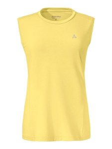 Schöffel Top funkcyjny "Vietas" w kolorze żółtym rozmiar: 46. Żółte topy Schöffel, bez wzorów, bez kołnierzyka, bez ramiączek. Za 127,65 zł.