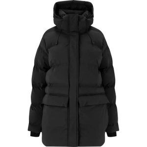 Damska kurtka z kapturem Whistler Creed CFT. Czarne kurtki WHISTLER, na zimę, bez wzorów, z puchu, z kapturem. Za 543,50 zł.