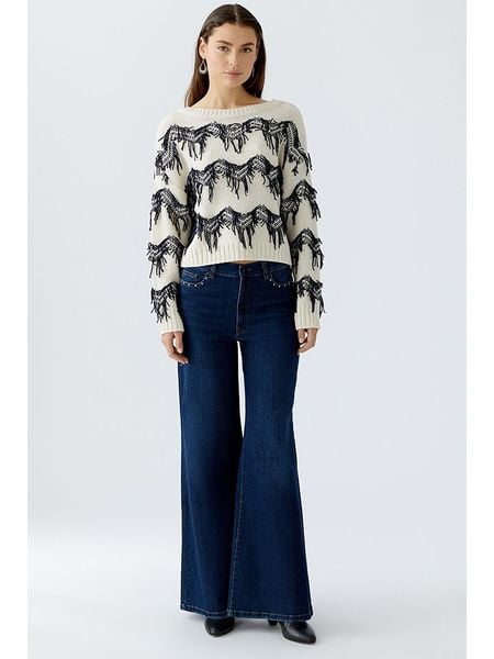 Oui Dżinsy - Comfort fit - w kolorze granatowym rozmiar: 38. Niebieskie jeansy Oui, bez wzorów. Za 215,71 zł.