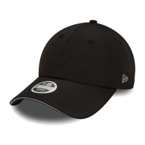 Czapka z daszkiem damska New Era Open Back Cap. Czarne czapki New Era, bez wzorów. Za 129,99 zł.