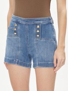 Liu Jo Szorty jeansowe UA4112 D4611 Niebieski Slim Fit. Niebieskie szorty Liu Jo, bez wzorów, z bawełny. Za 489,99 zł.