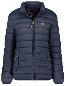 Geographical Norway Kurtka pikowana "Atikolor" w kolorze granatowym rozmiar: L. Niebieskie kurtki Geographical Norway, l, bez wzorów, bez kaptura. Za 113,99 zł.