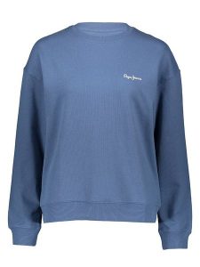Pepe Jeans Bluza w kolorze granatowym rozmiar: M. Niebieskie bluzy Pepe Jeans, m, bez wzorów, z jeansu, bez kaptura. Za 180,45 zł.