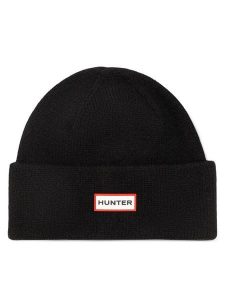Hunter Czapka HTR-U3-002-AW24 Czarny. Czarne czapki Hunter, bez wzorów, z materiału. Za 69,99 zł.